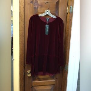 LAUREN RALPH LAUREN TOP, NWT, SIZE XL